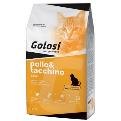 Alimento completo per gatti adulti ricco in Pollo con Manzo.
