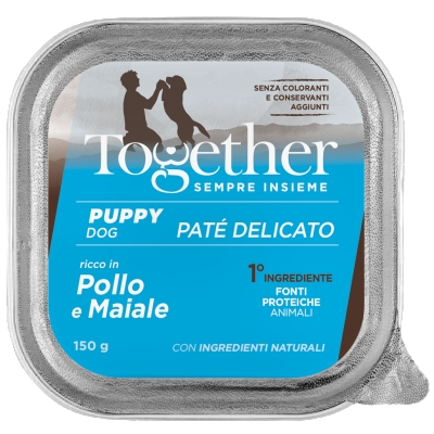 Alimento completo per cani adulti di tutte le taglie ricco in maiale con verdure.
