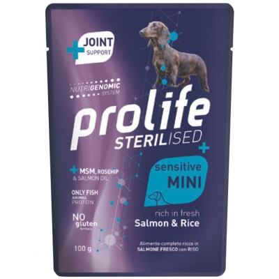 Alimento completo ricco in Anatra Fresca con Riso per il cane sterilizzato e/o sensibile di taglia piccola.
